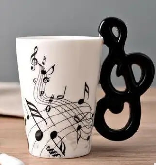 Ceramic Music Mug Bar Guitar Mugs