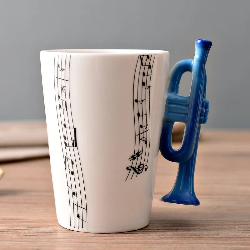 Ceramic Music Mug Bar Guitar Mugs